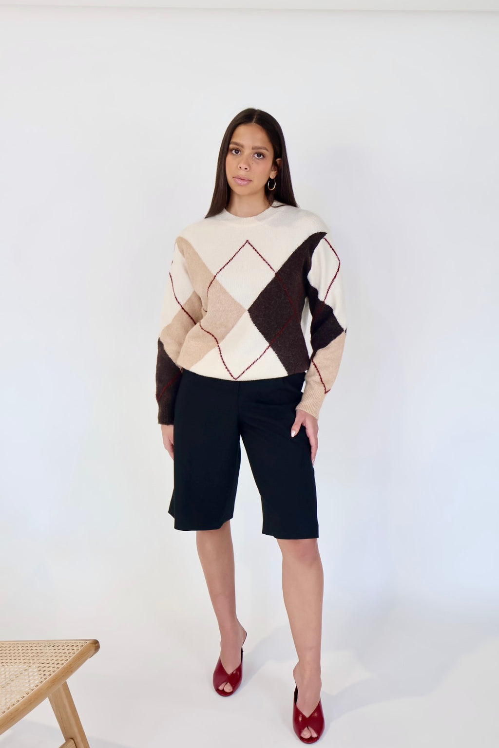 LE PULL À LOSANGES