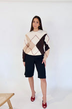 LE PULL À LOSANGES