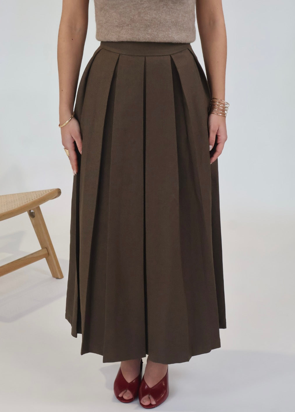 L'ENSEMBLE TAILLEUR KAKI